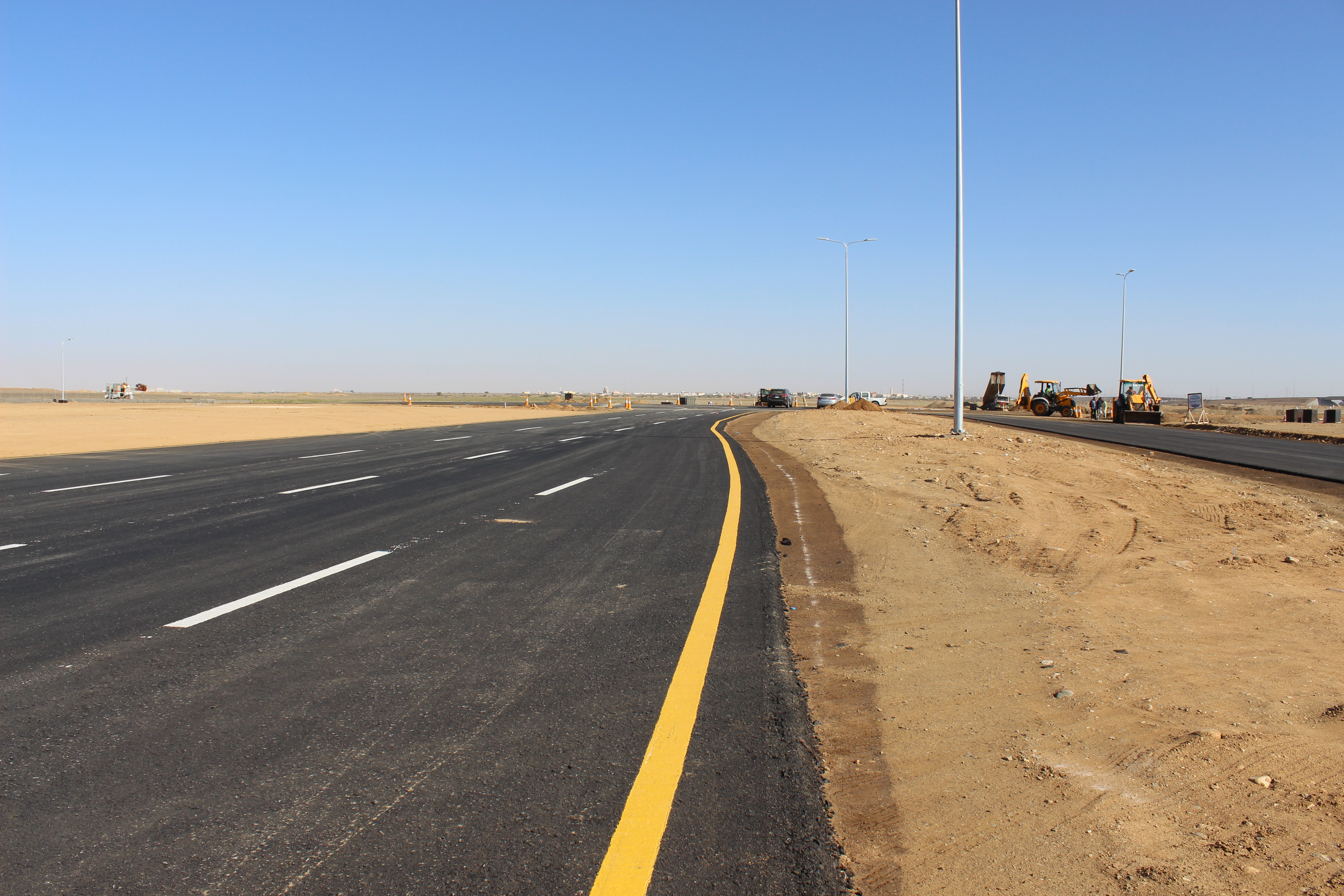 ENTRANCE ROAD TO HARAMAIN RAIL STATION –  KAEC 