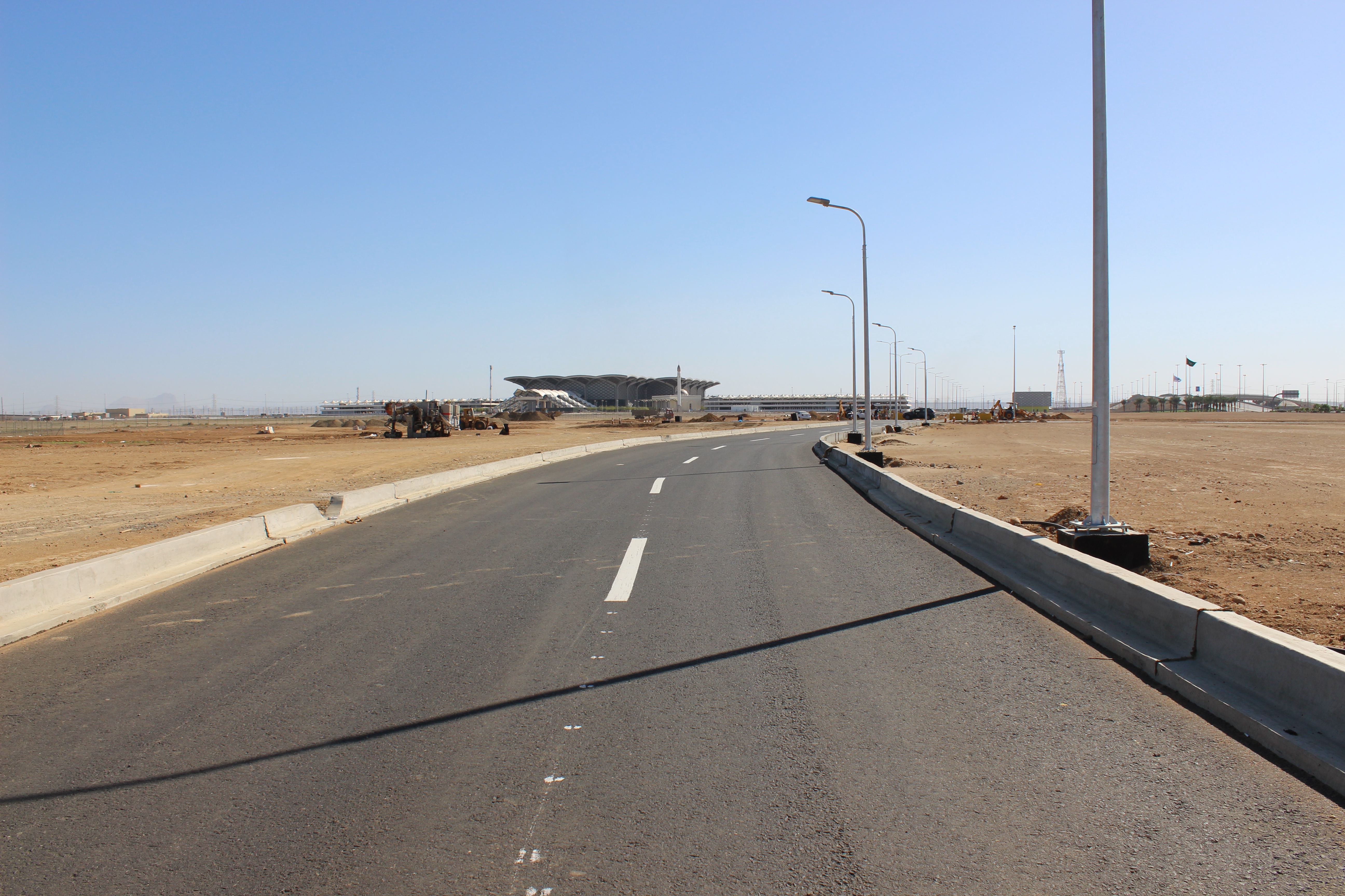 ENTRANCE ROAD TO HARAMAIN RAIL STATION –  KAEC 